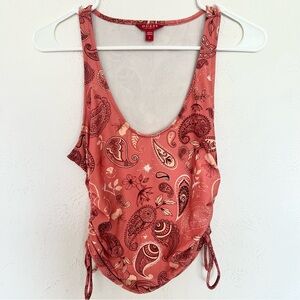 Guess Women's Paisley Tank Top - Coral